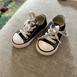 Black Toddler Converse 