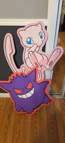 Pokemon 30th Anniversary Mew and Gengar Cutout Target Exclusive