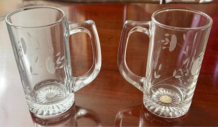 Princess House item 412 Crystal Beer Mugs