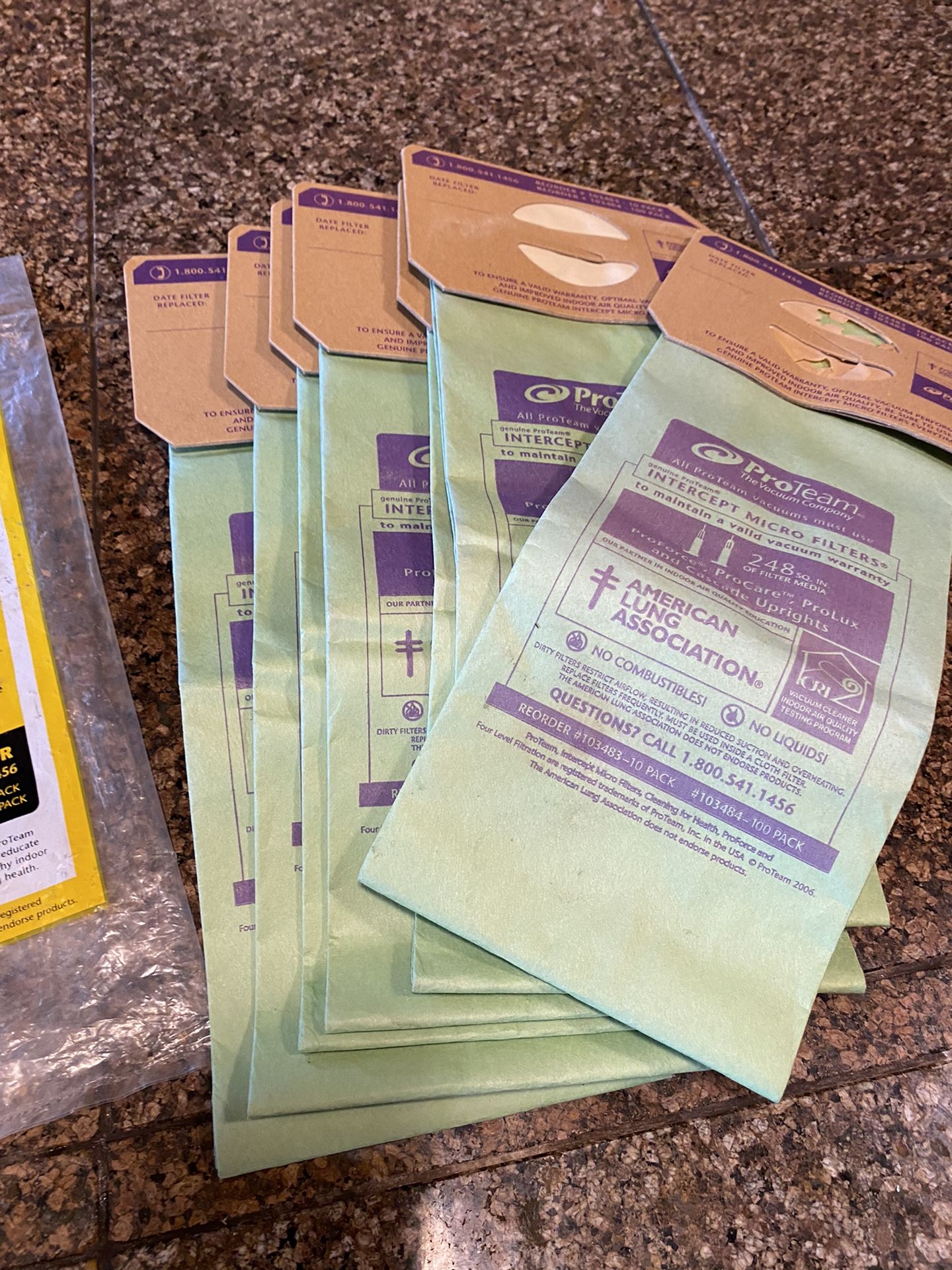 Pro team vacuum bags