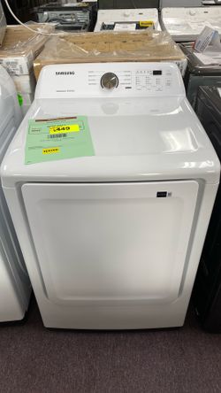 Samsung 7.2-cu ft Vented Electric Dryer (White )