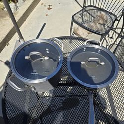 Calphalon Pot And Pan With Glass Lids