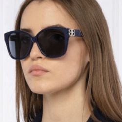 Balenciaga Sunglasses Navy Blue