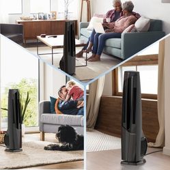 FHV801
Lasko 1500W Electric Oscillating All Season Tower Fan and Space Heater with Remote, FHV801, Black