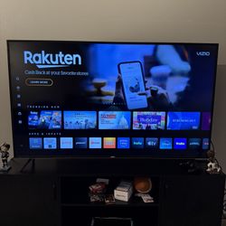 55” Smart TV. TV stand Included. 