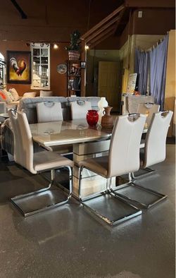 Dining Set Table With 6 Chairs