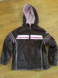 Faded Glory fleece lined Age 7/8 winter coat