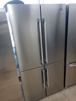 Beko stainless steel four-door french door refrigerator - Free delivery