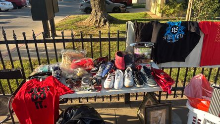Huge Yard Sale everything must go 50 cent all used clothes