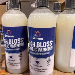 Acrylic Varnish,Acrylic Varnish Spray,High GlossVarnish for AcrylicPainting,Non-Yello wing