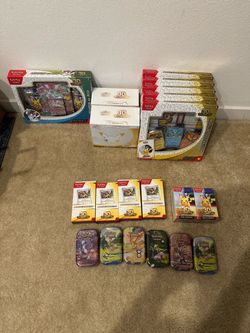 Pokémon 30th celebration Mini tins knock out boxes poster collection ex box booster bundle etbs