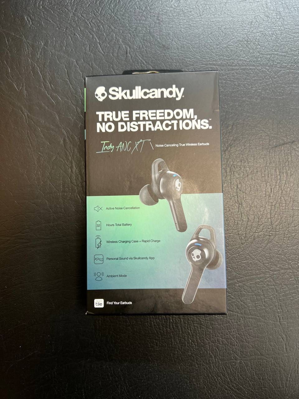 SKULLCANDY Indy ANC Wireless In-Ear Headphones Noise Cancellation Black - NEW