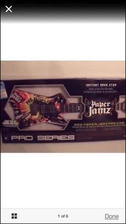 New paper jamz guitar