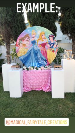 Backdrop setup for your party and event