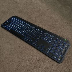 Logitech MX Keys Wireless Keyboard Black, Bluetooth, Illuminated, Rechargeable