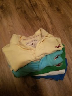 5 Hollister Polo Shirts