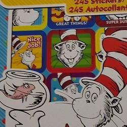 Dr. Seuss Sticker Book – 245 Stickers | Kids Activity Book | New