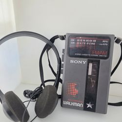 Sony Walkman WM-F46 - AM/FM/Cassette/Record For Repair