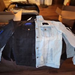 BRAND NEW JEAN JACKETS 