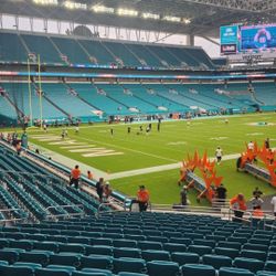 2 Lower Seats Dolphins Vs Ravens Game