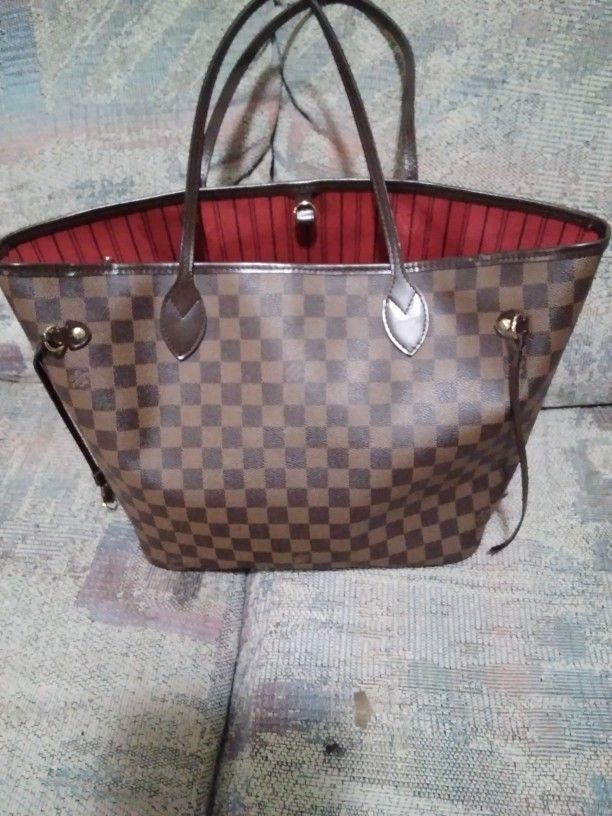 Home
Authentic Louis Vuitton Damier Ebene Neverfull Tote Shoulder Bag