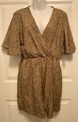 Cheetah romper