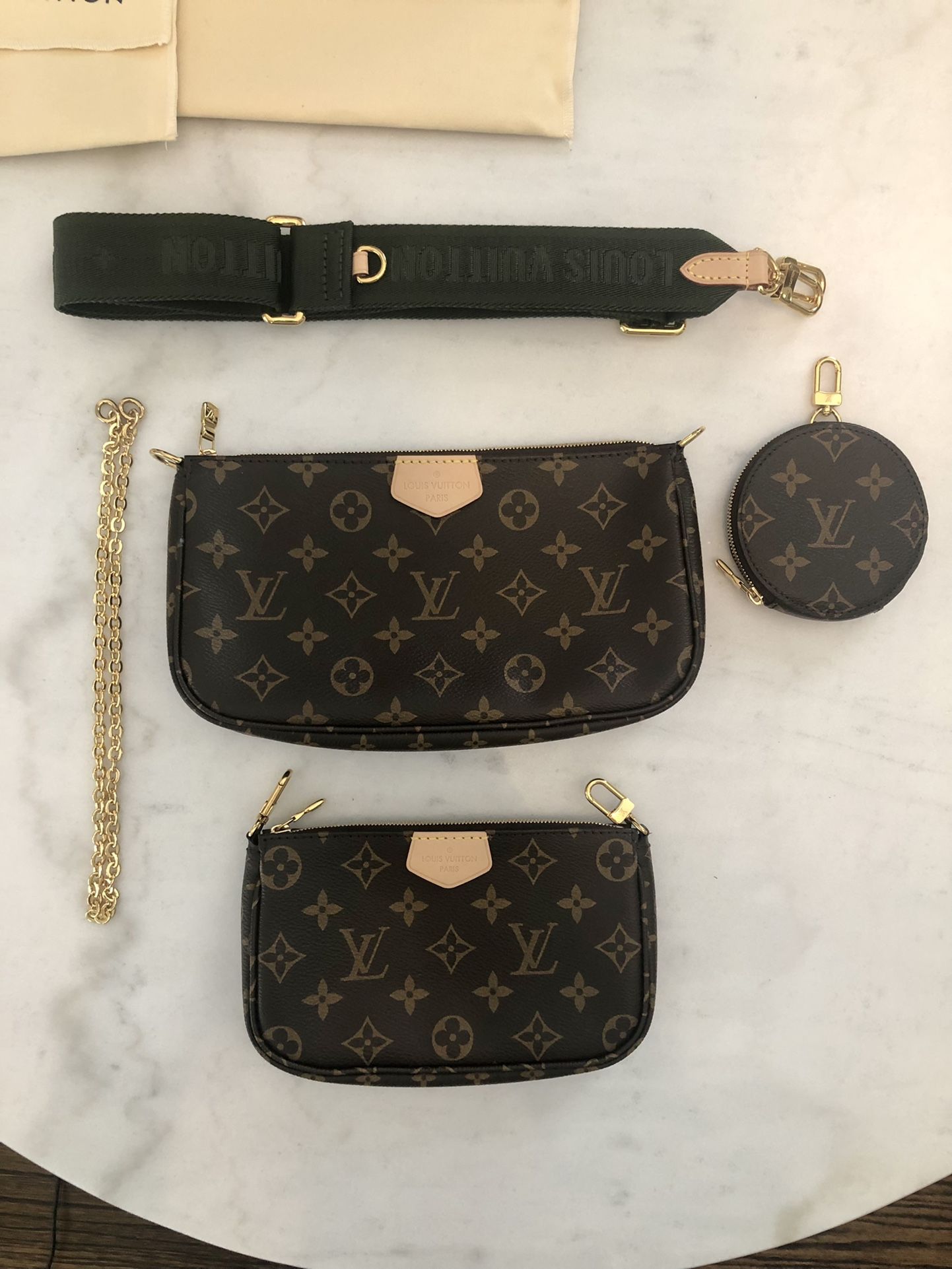 Authentic rare LV strap multi pochette for Sale in McLean, VA - OfferUp