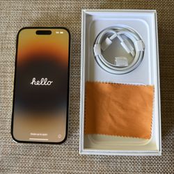 Unlocked iPhone 14pro, 1TB, Gold