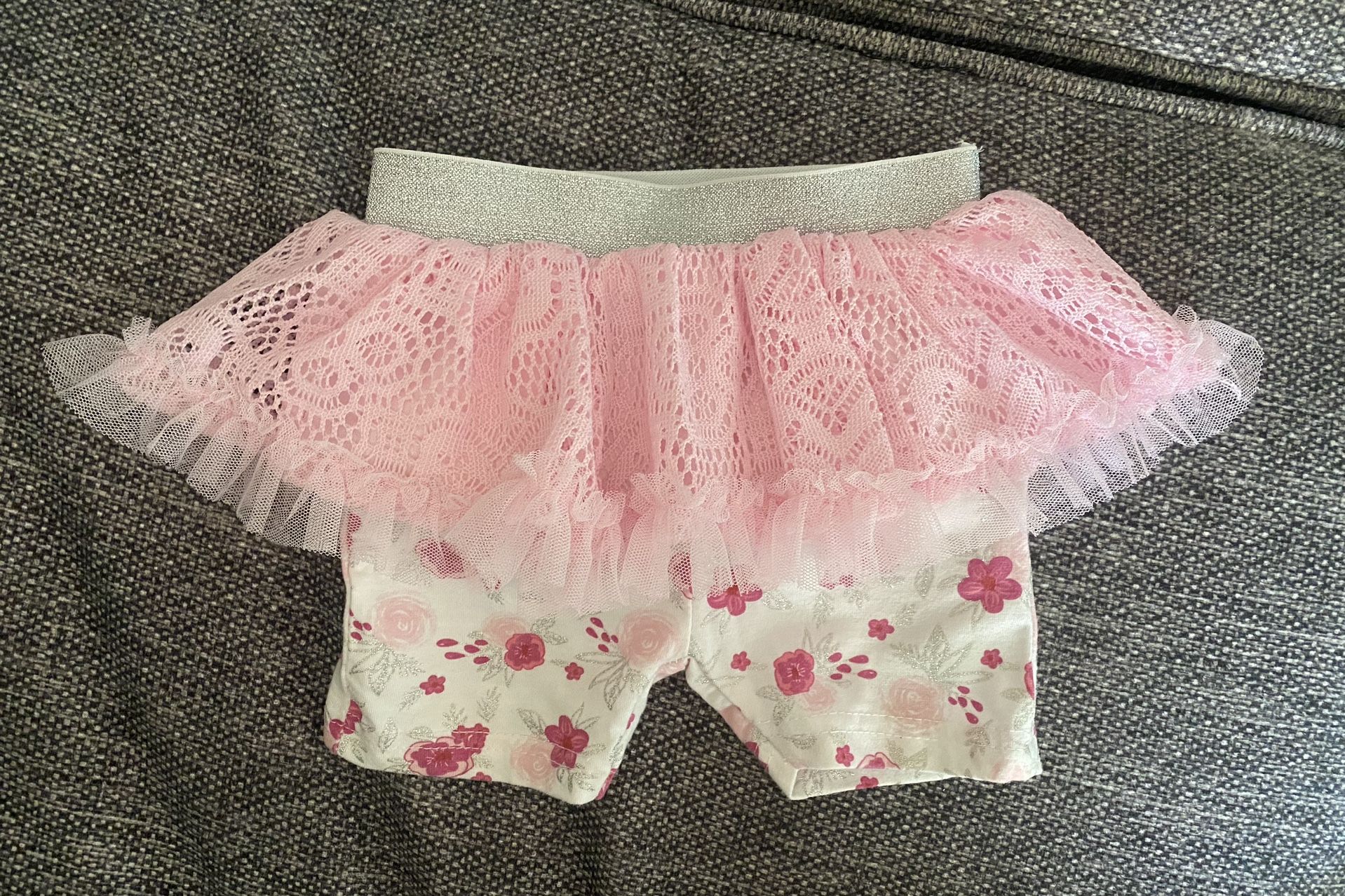 Baby Girl Shorts With Skirt