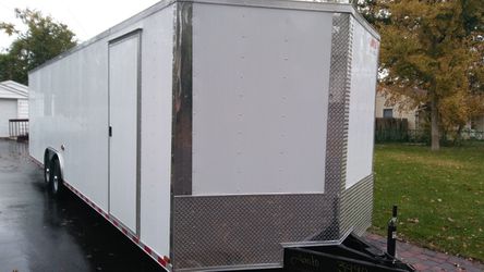 24' Vnose Aluminum Enclosed trailers other sizes available