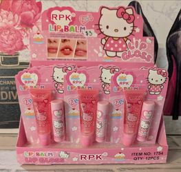 Hello Kitty 2 in 1 Lip Balm and Lip Gloss set