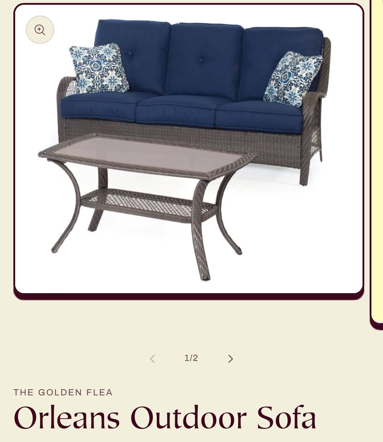 Orleans Outdoor Sofa