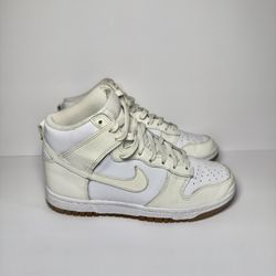 Nike Dunk High Sail Gum White Brown