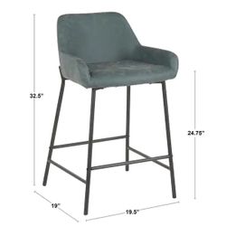 Carbon loft galotti industrial counter stools sale