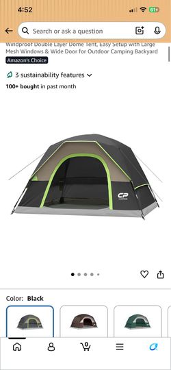 New tent canopy