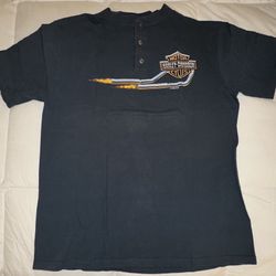 2008 Badlands South Dakota Harley Davidson T-Shirt, Size Large