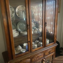 2 Piece China Cabinet-lightly Used