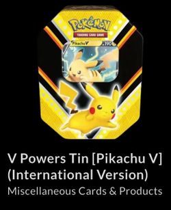 Pokémon V Powers Tin (Pikachu V)
