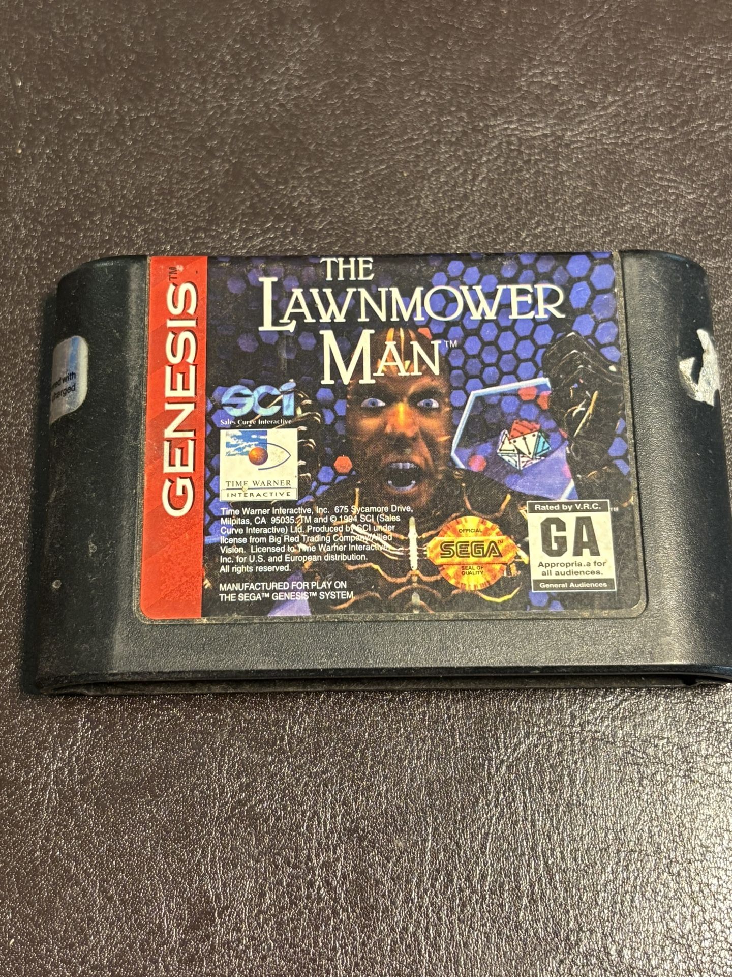 Lawnmower Man Sega Genesis Game 