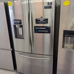 SAMSUNG 28 CB FT FRENCH DOOR REFRIGERATOR OPEN BOX 48KPD