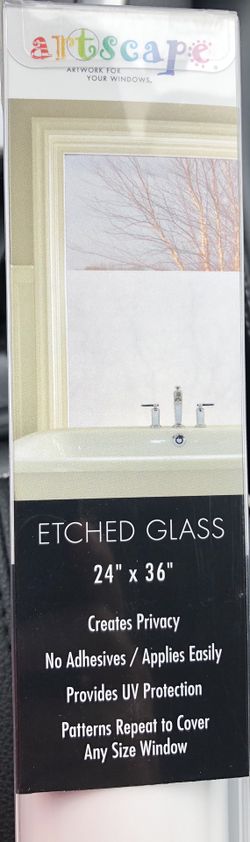 Artscape Etched Glass Privacy Adhesive For Windows