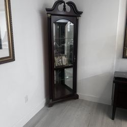 Tall French Traditional Curio Cabinet