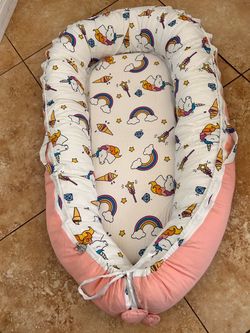 Baby Lounger for Newborn, Soft Breathable Lounger Cover Fits 0-24 Months Newborn Infant Babies