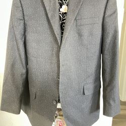 Izod Blazer Men’s Size 42 R  Black /Gray  Sport Coat