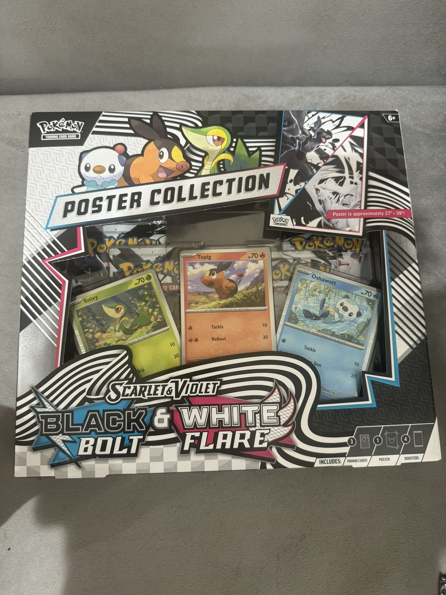 Black Bolt & White Flare Poster Collection Box 