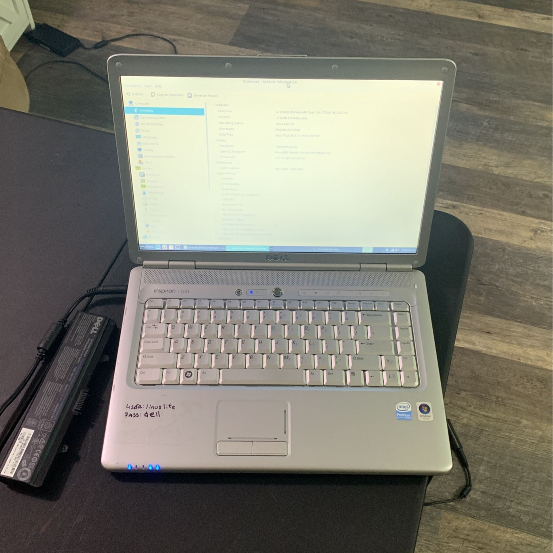 Dell Inspiron 1525 Laptop -tested Working