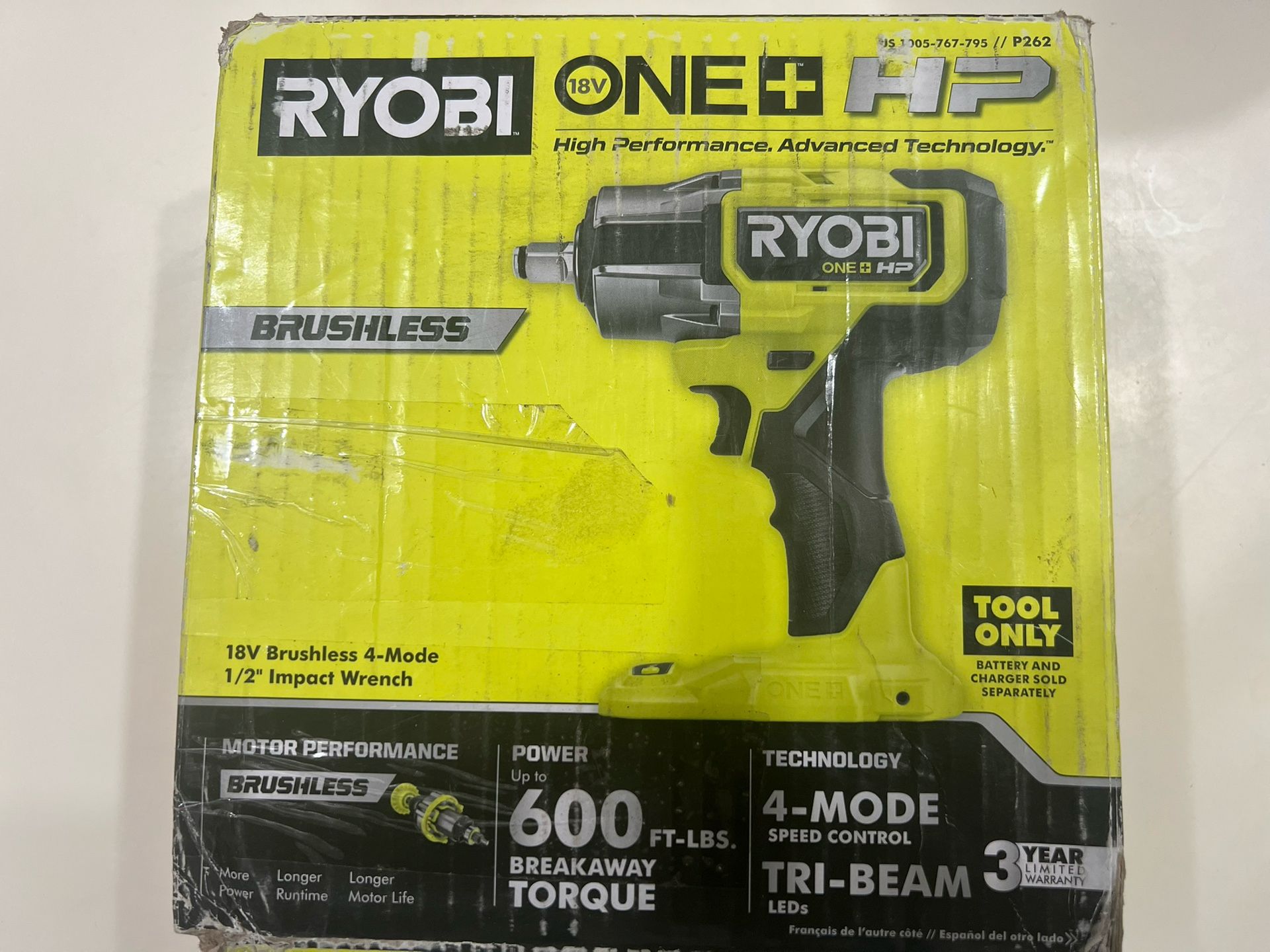 18V Brushless 4 Mode 1/2 Impact Wrench