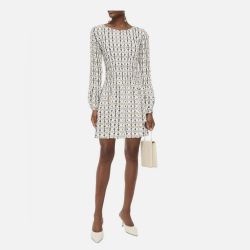Maje Rockina Graphic Print Woven Mini Dress, FR 36