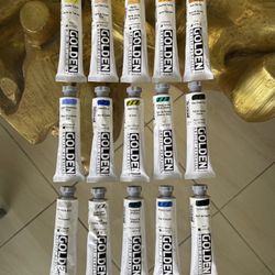 GOLDEN Artist Acrylics Paint Bundle - Artist’s Muse