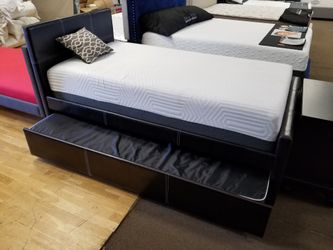 Twin over twin trundle bed
